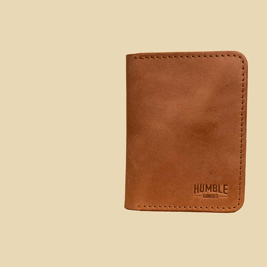 Vertical Card Wallet | Desert Tan - Humble Goods