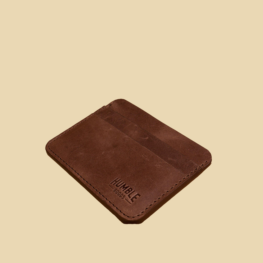 Simple Card Wallet | Coffee Brown - Humble Goods