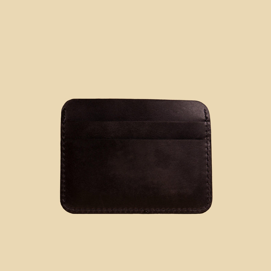 Simple Card Wallet | Charcoal Black - Humble Goods